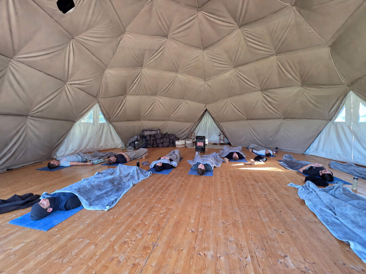 Breathwork-Session im Dome