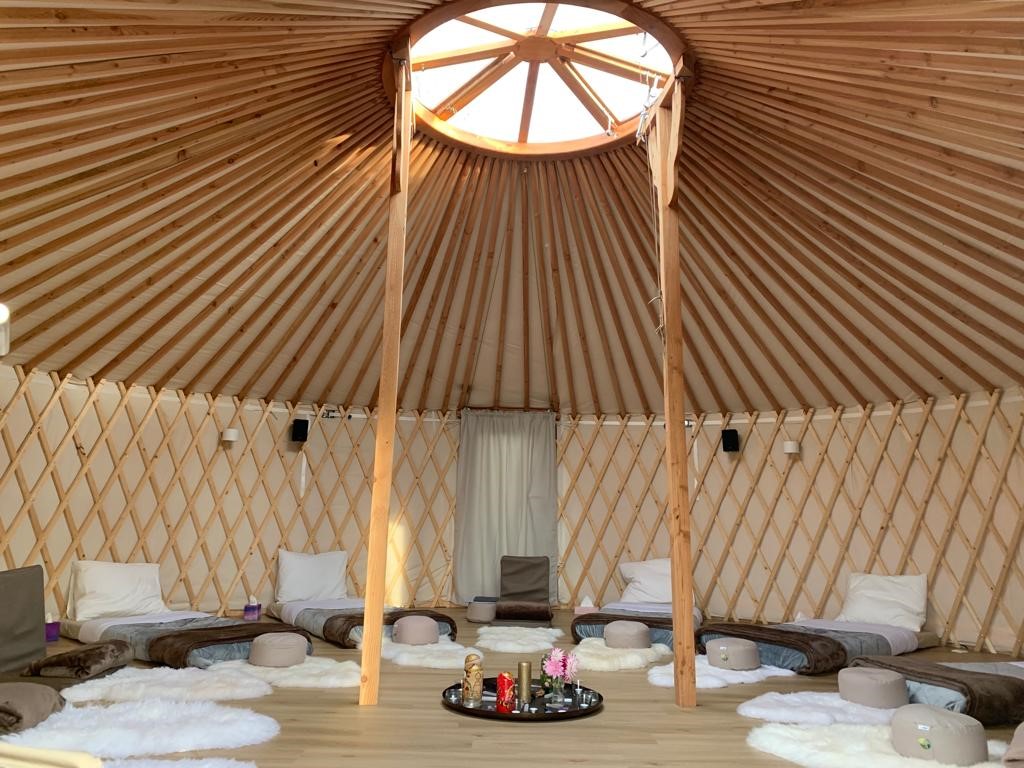 Innenraum der Yurt